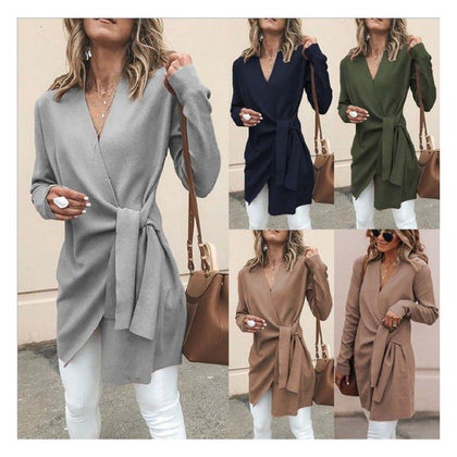 Women's Solid Color V-Neck