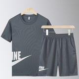 Casual Male Tracksuit Clothing Summer Men Set Fitness Suit Sporting