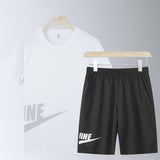 Casual Male Tracksuit Clothing Summer Men Set Fitness Suit Sporting