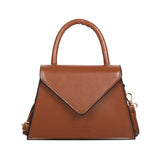 Flap Vintage PU Leather Brown Crossbody Bags