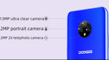 Prémisse mondiale DOOGEE X95 Android 10 4G-LTE téléphones portables 6.52 "affichage MTK6737 16GB ROM double SIM 13MP Triple caméra 4350mAh batterie