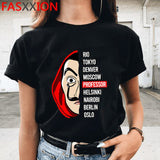 Money Heist The House of Paper Print Tshirts Men La Casa De Papel