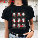 Money Heist The House of Paper Print Tshirts Men La Casa De Papel