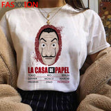 Money Heist The House of Paper Print Tshirts Men La Casa De Papel