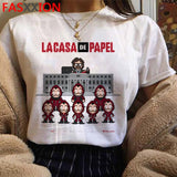 Money Heist The House of Paper Print Tshirts Men La Casa De Papel