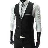 2020 New Arrival Dress Vests For Men Slim Fit Mens Suit Vest Male