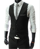 2020 New Arrival Dress Vests For Men Slim Fit Mens Suit Vest Male