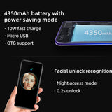 Prémisse mondiale DOOGEE X95 Android 10 4G-LTE téléphones portables 6.52 "affichage MTK6737 16GB ROM double SIM 13MP Triple caméra 4350mAh batterie