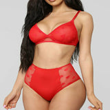 2PCS Bikini Cover Up Beachwer Sexy Women  Lace Babydoll Underwear Nightwear Sleepwear