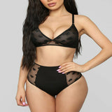 2PCS Bikini Cover Up Beachwer Sexy Women  Lace Babydoll Underwear Nightwear Sleepwear