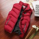 Fashion Mens Jacket Sleeveless Vest Spring Thermal Soft Vests