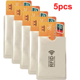 Anti Rfid lector de bloqueo de cartera tarjetero para tarjetas bancarias