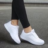 Shoes Woman Sneakers White Platform