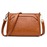 Fashion Flower Leather Luxury Handbags Women